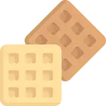 Waffles Chócolo queso búfala 8 und