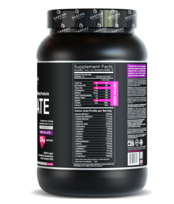 Información Proteína chocolate SF 29 serv. 2lb - Sascha Fitness