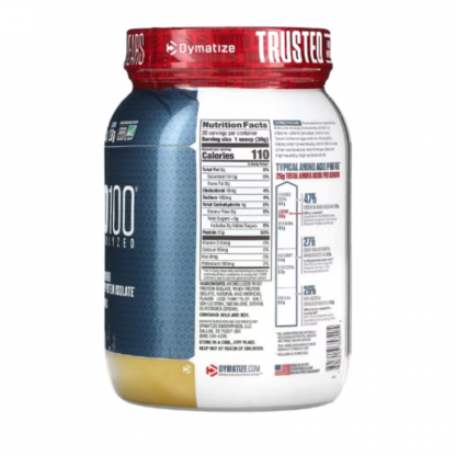 Información Iso 100 Proteína Vainilla 3lb
