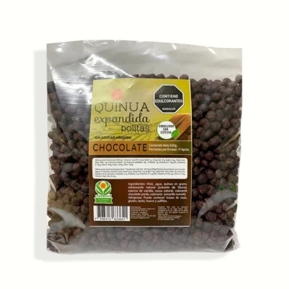 Cereal quinua pop chocolate MS 500gr