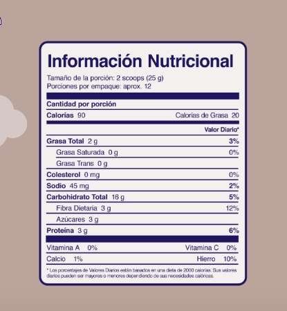 Información Mezcla pancakes waffles Brownie 300gr
