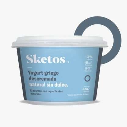 Yogurt griego descremado 450gr
