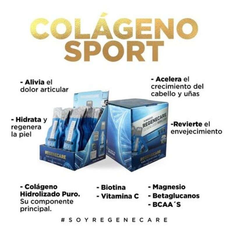 Colágeno hidrolizado BCAA liquido 30 sachet - Regenecare