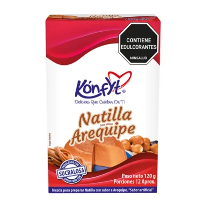 Mezcla Natilla Arequipe sin azúcar 120gr