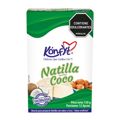Mezcla Natilla Coco sin azúcar 120gr