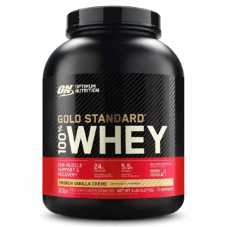 Proteína vainilla gold standar whey 5LB