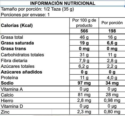 Granola Keto Fresa