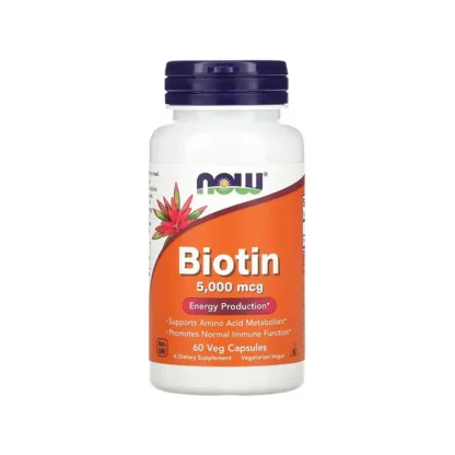 Now Biotina 5mg 60Caps
