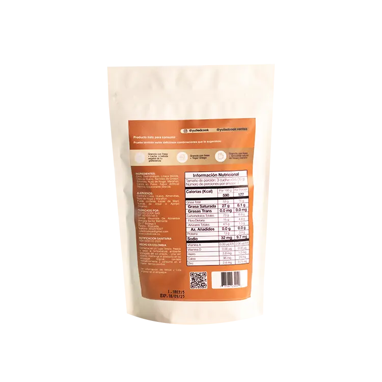 tabla nutricional