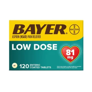 Bayer Aspirin Low Dose 81 mg